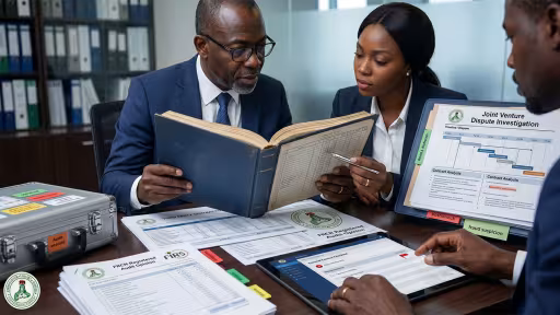 Expert auditors pouring through official documents